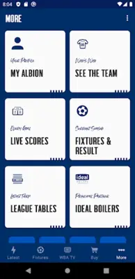 West Bromwich Albion android App screenshot 0