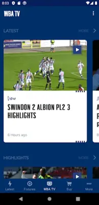 West Bromwich Albion android App screenshot 2